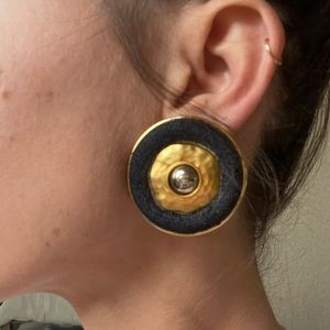 Vintage clip on earrings
